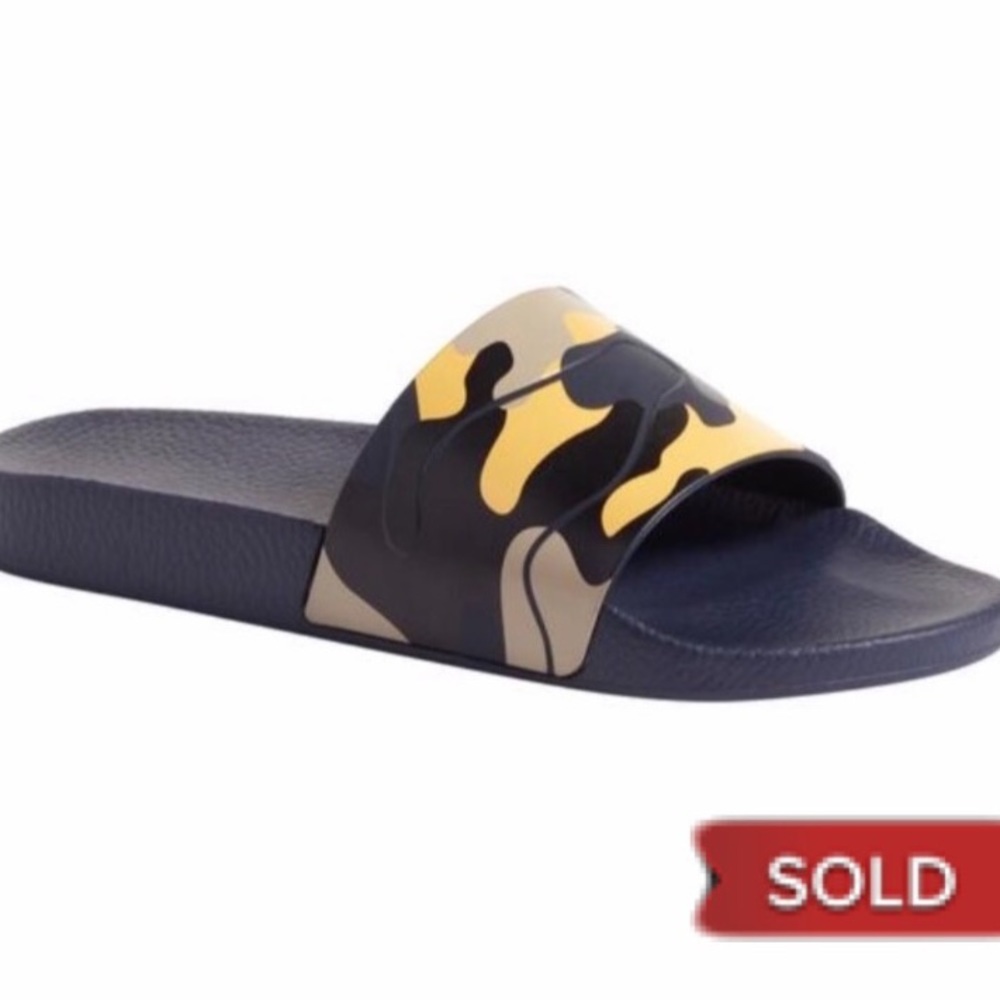 Valentino Garavani camouflage pool slide sandals